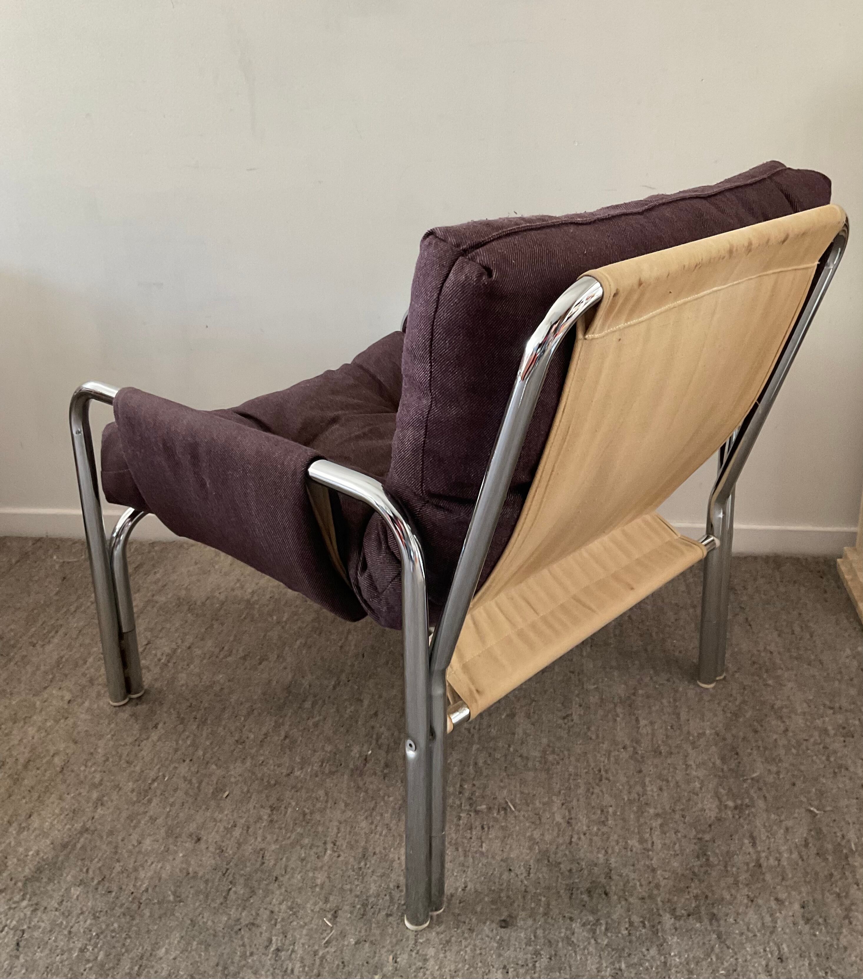 Vintage armchair Bauhaus style 70s