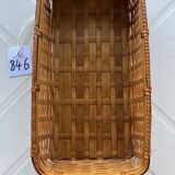 Rattan and bamboo basket