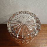 6 old cut crystal whisky glasses