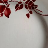 6 old flat plates mismatched in earthenware