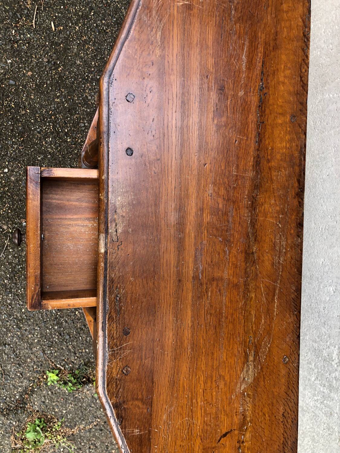 Low rustic style console