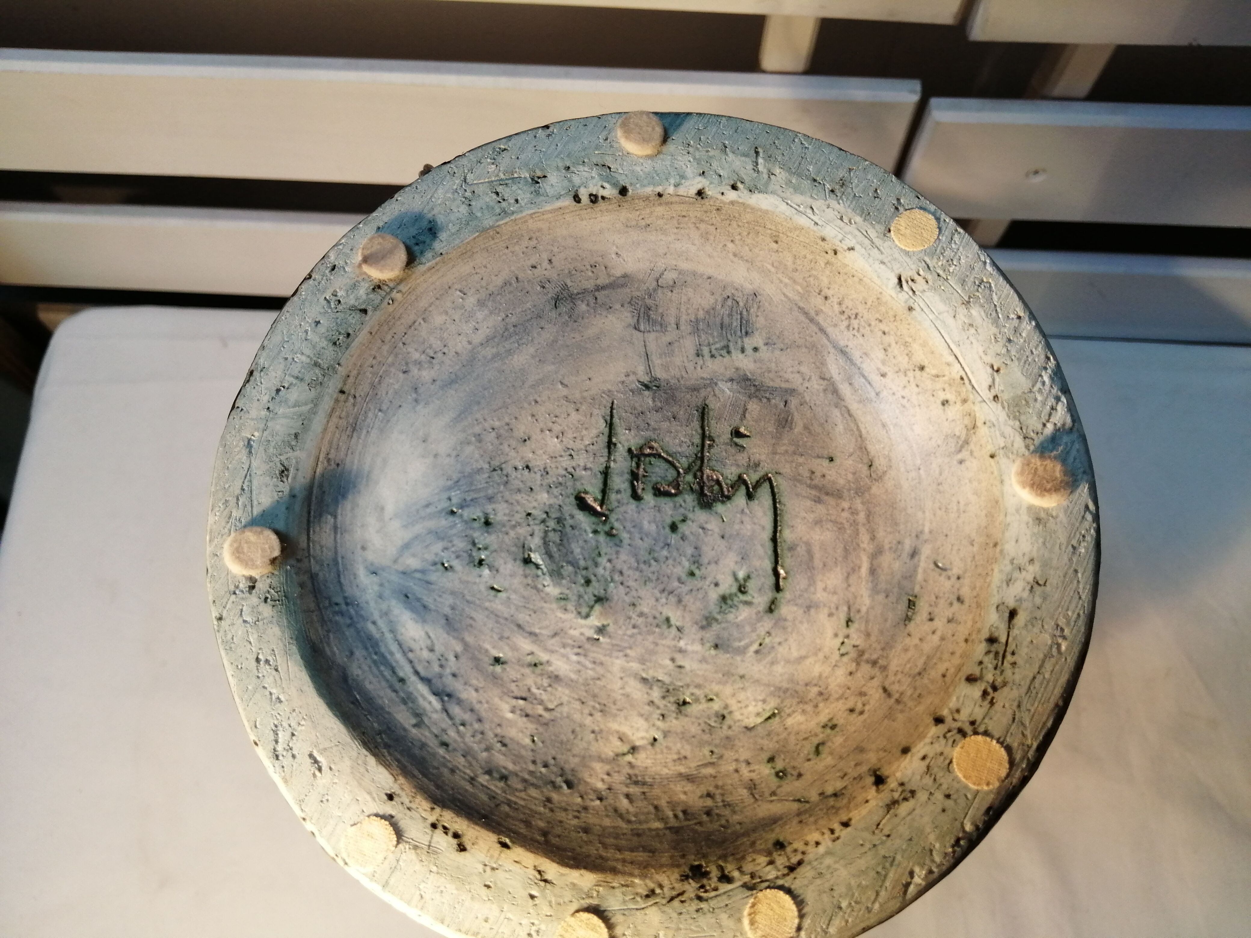 Jacques Blin ceramic table lamp 50/60