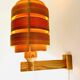 Mounted Pine Veneer Wall Lamp By Hans-Agne Jakobsson For Markaryd, Sweden 1960S