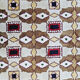 French rug Leleu 1950 224 X 157 cm