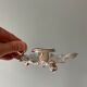 Silver metal candle holder, SFAM goldsmith