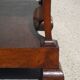 Console époque Restauration, style  Charles X en noyer avec marbre griotte