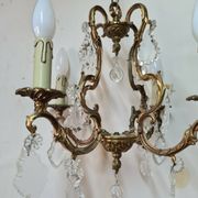 Bronze chandelier and stamps Louis XV