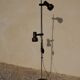 Floor lamp in metal chrome with spots, early 1970s