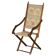 Antique Indo-Anglo elephant folding military chair circa 1890