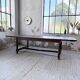 Solid oak table 1900 drapery style XL 280cm with extensions