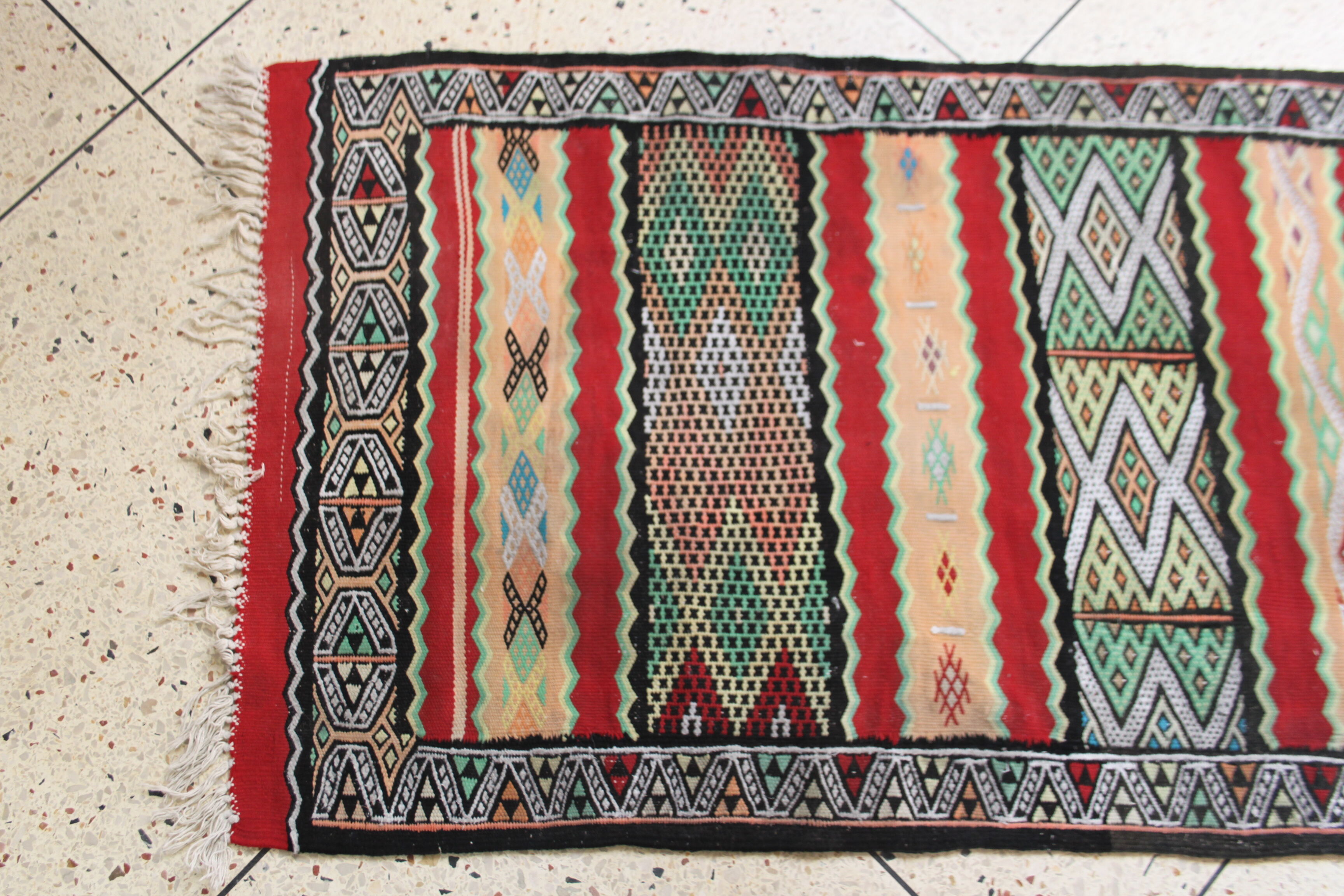 Old oriental rug Kilim 74,5x150cm