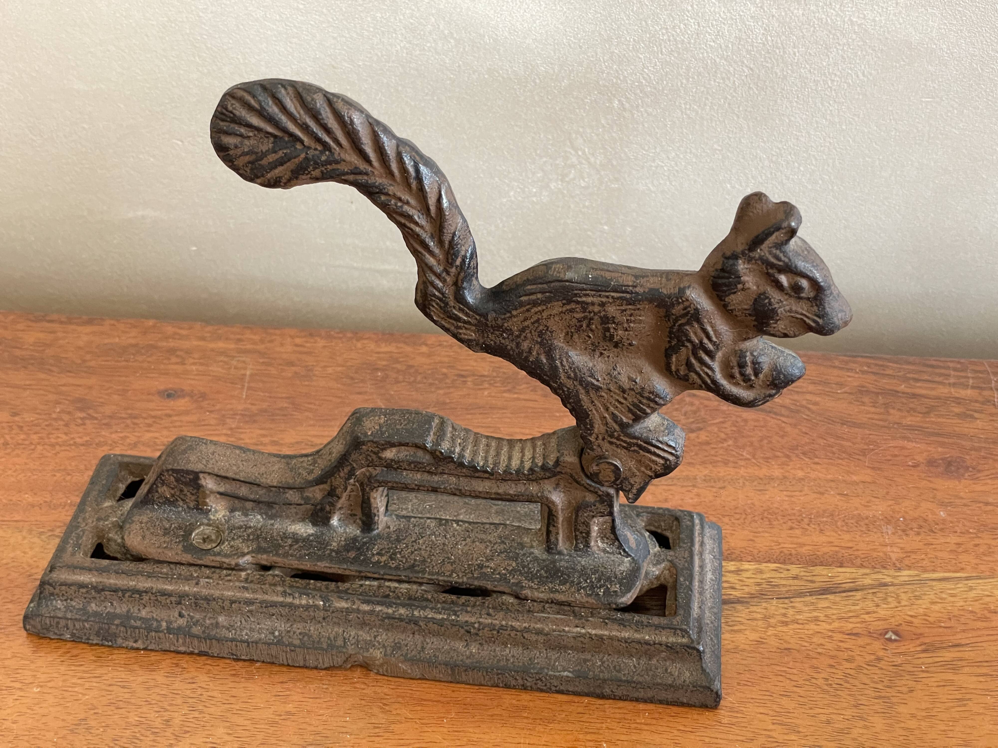 Cast iron squirrel nutcracker