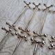 Christofle knife holder (12) in silver-plated metal, Perle model