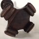 Oak carved plant stand