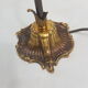 Lampe fleur en bronze doré