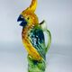Vintage pitcher cockatoo slurry from Saint-Clément France 1920