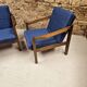 Pair of vintage 1970s armchairs