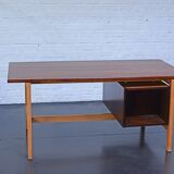 Hans Wegner mahogany desk, edition 60 Getama Denmark