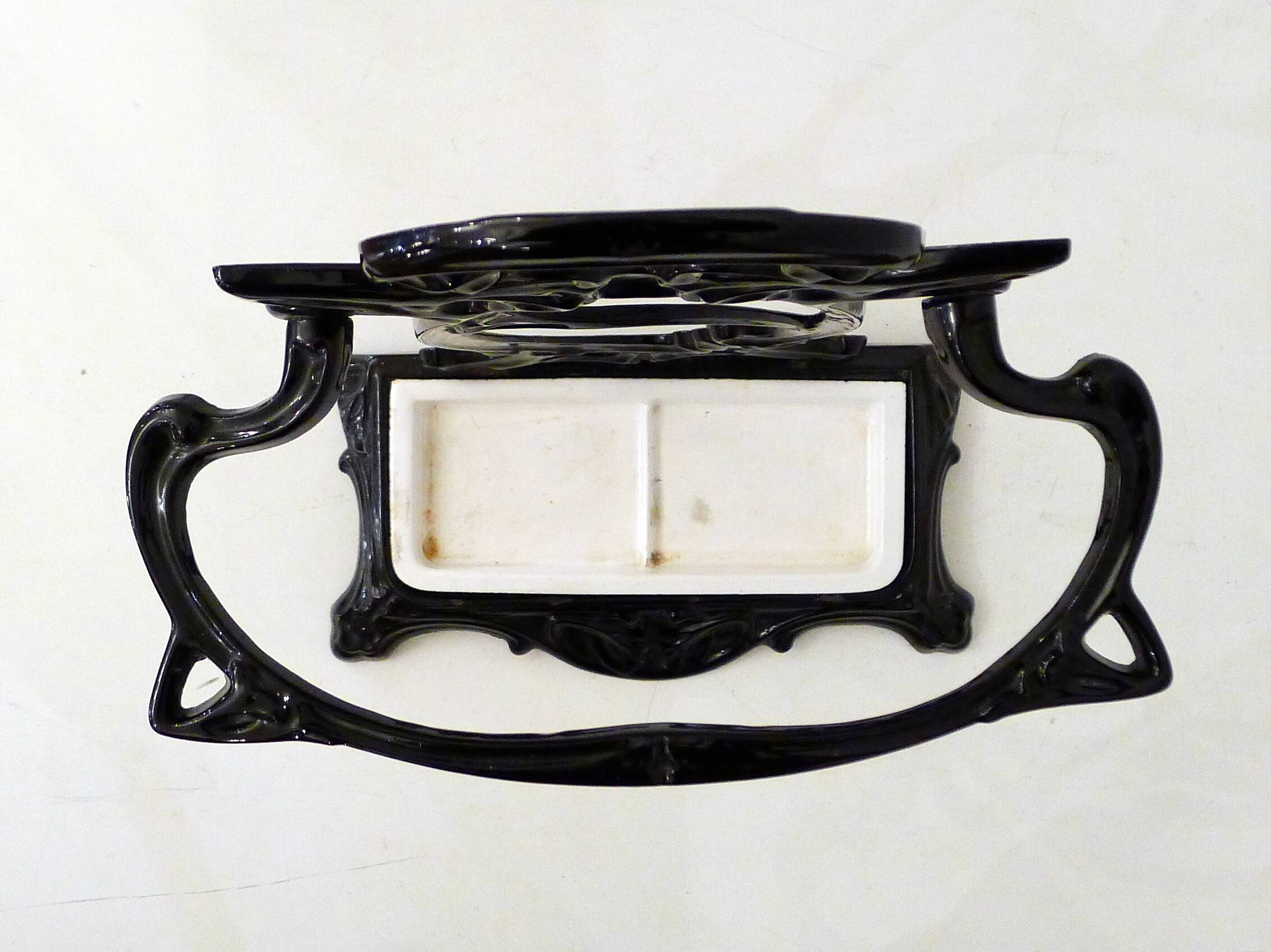 Enameled cast iron umbrella stand