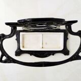 Enameled cast iron umbrella stand