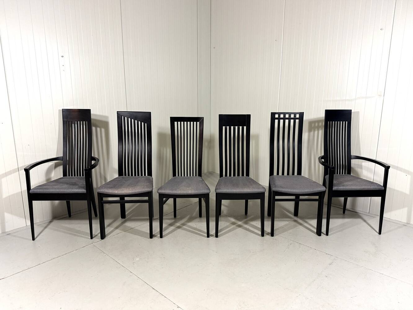 Chaises de salle à manger Tonon Italie par Wolf Schmidt Bandelow années 1980.