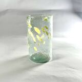 Verres à eau mouchetés