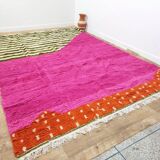 Handmade wool Berber rug 360 x 273 cm