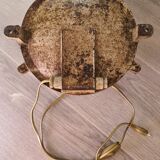 Cast iron porthole wall lamp by TH