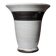 Large modern Raku lamp in beige and brown by Keramos Sèvres - René Hénon