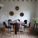 Series of 6 chairs Baumann Pegasus