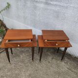 Pair of vintage bedside tables