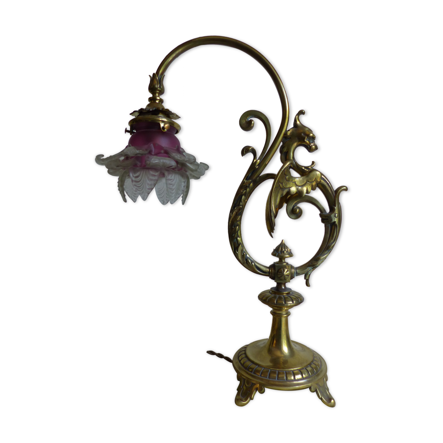 Bronze desk or living room lamp