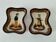 Pair of Henriot Quimper pocket emptiers model 137 – personalized Breton decor
