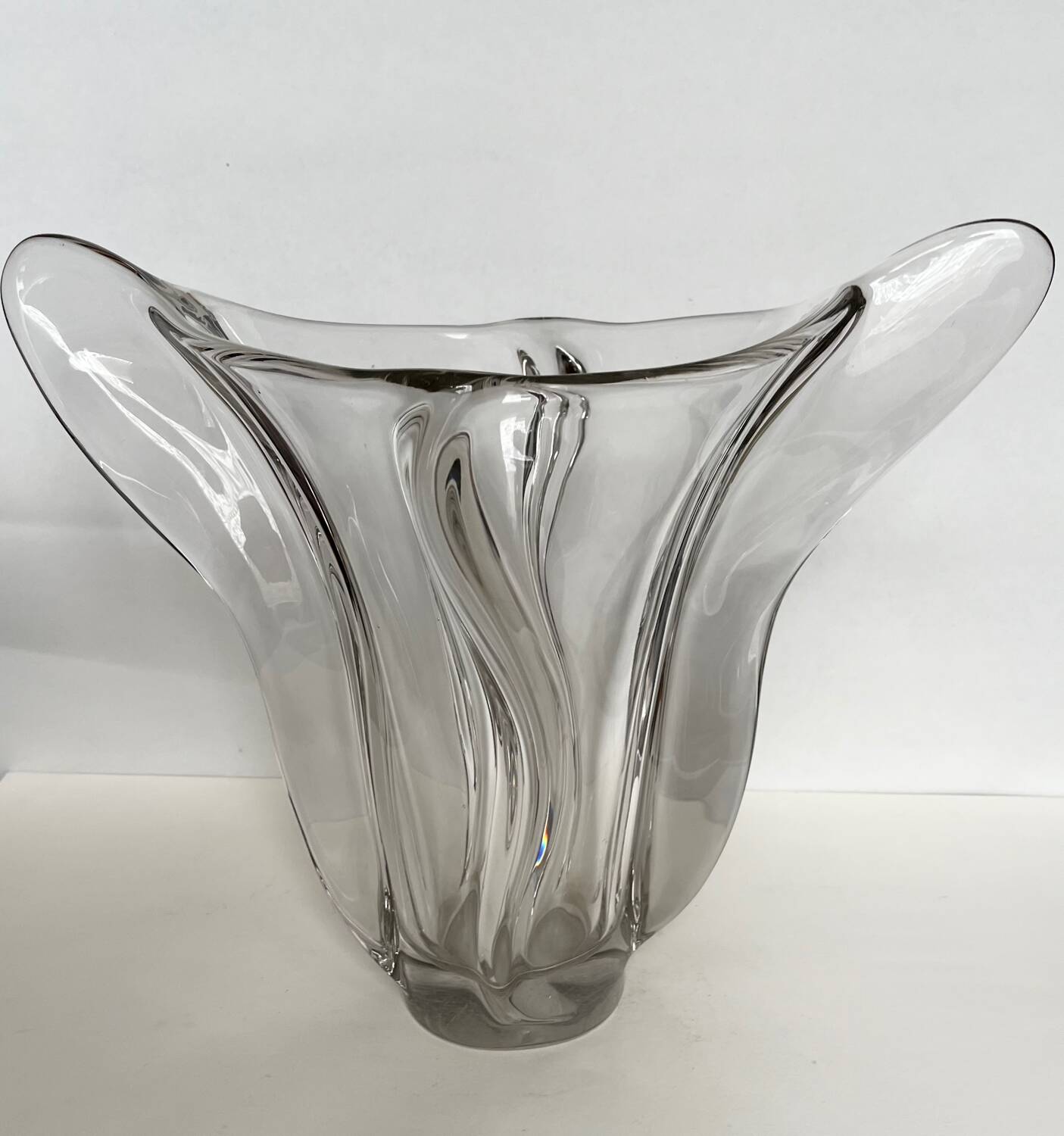 Art Nouveau crystal vase