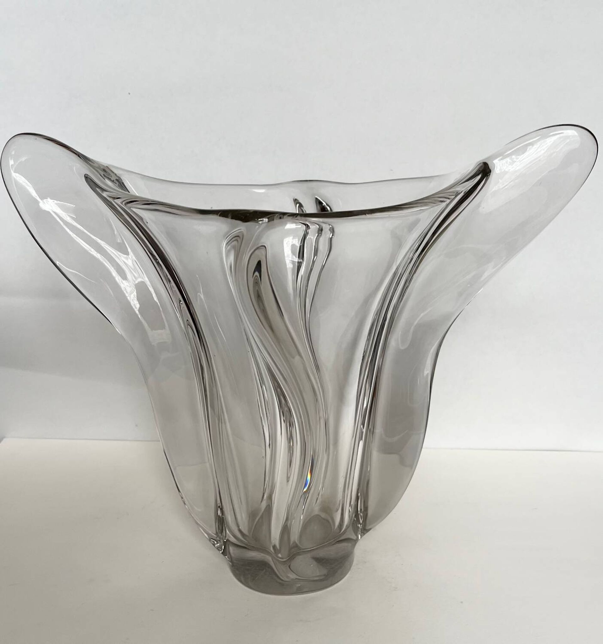 Art Nouveau crystal vase