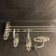 Retro vintage bathroom hooks