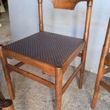 4 Scandinavian wooden chairs 1960