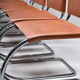Mr10 chair series by ludwig mies van der rohe, italie 1980