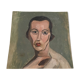 Old oil portrait