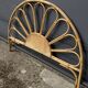 Vintage rattan and wicker headboard "Soleil" – 155 cm