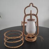 Rope wall lamp