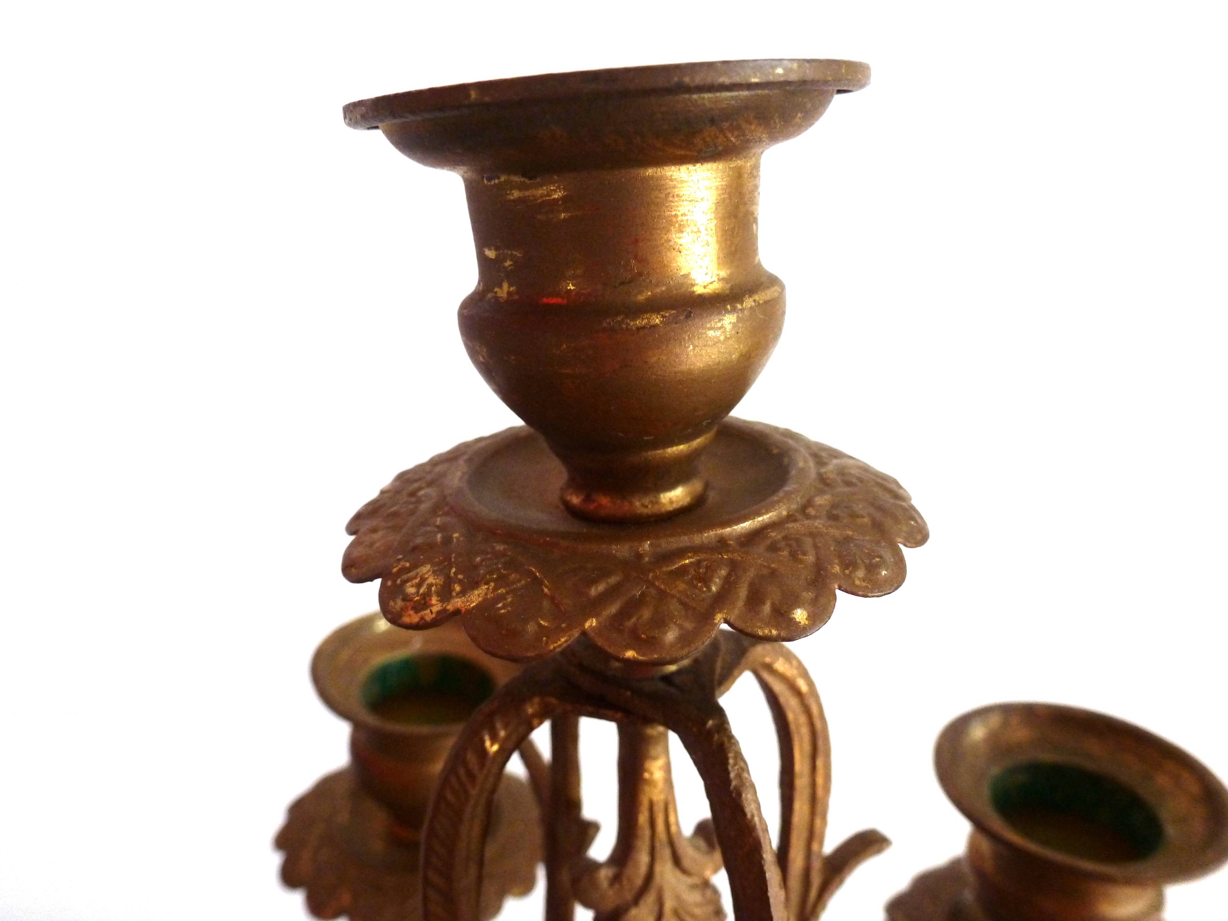 Napoleon III candelabra, Napoleon III candlestick, Victorian candle holder.