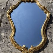 Golden rococo mirror in wood – Louis XV style – Parisian apartment spirit