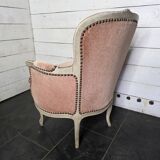 Louis XV style cabriolet armchair