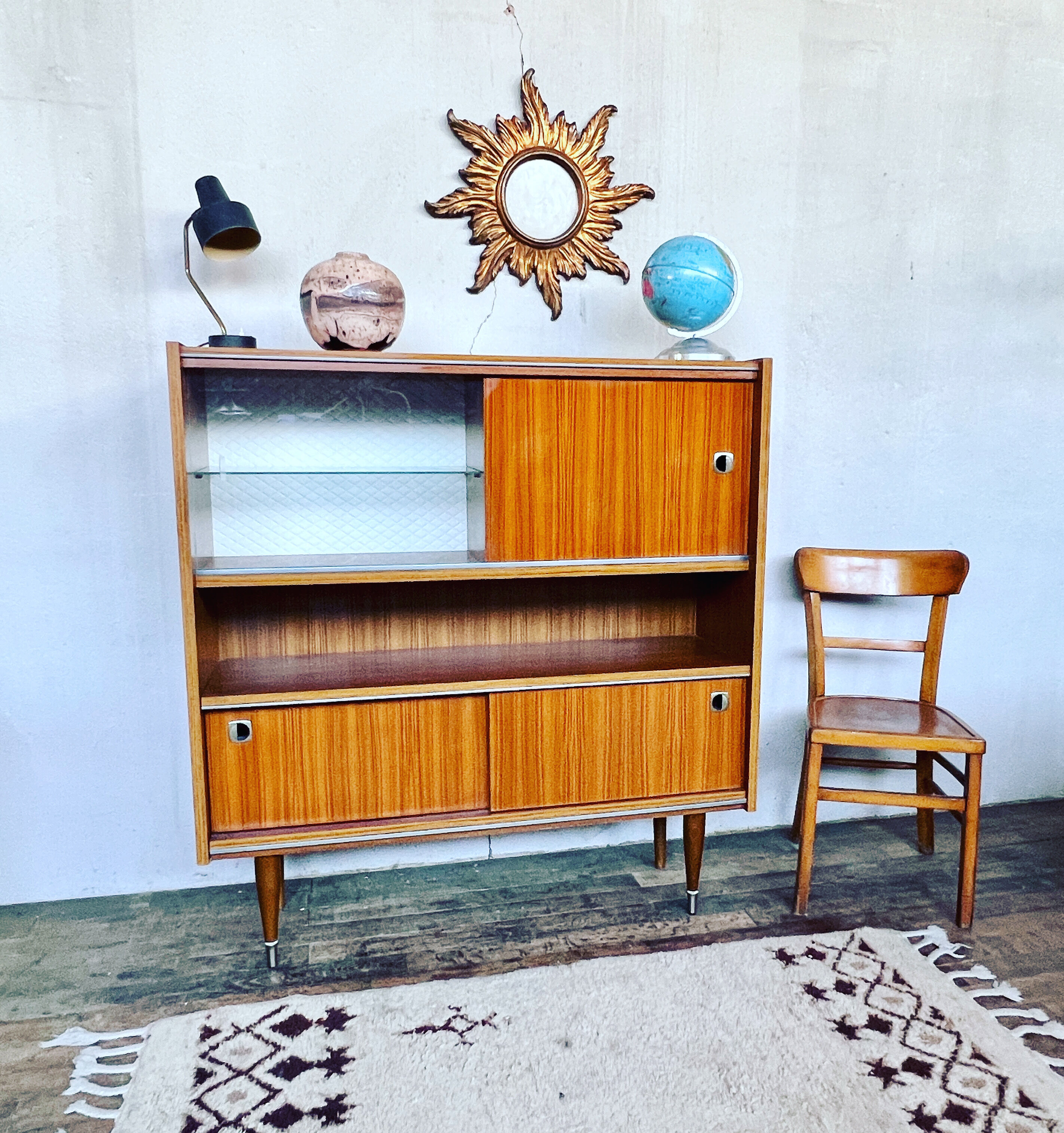 High living buffet bahut scandinavian vintage 1960