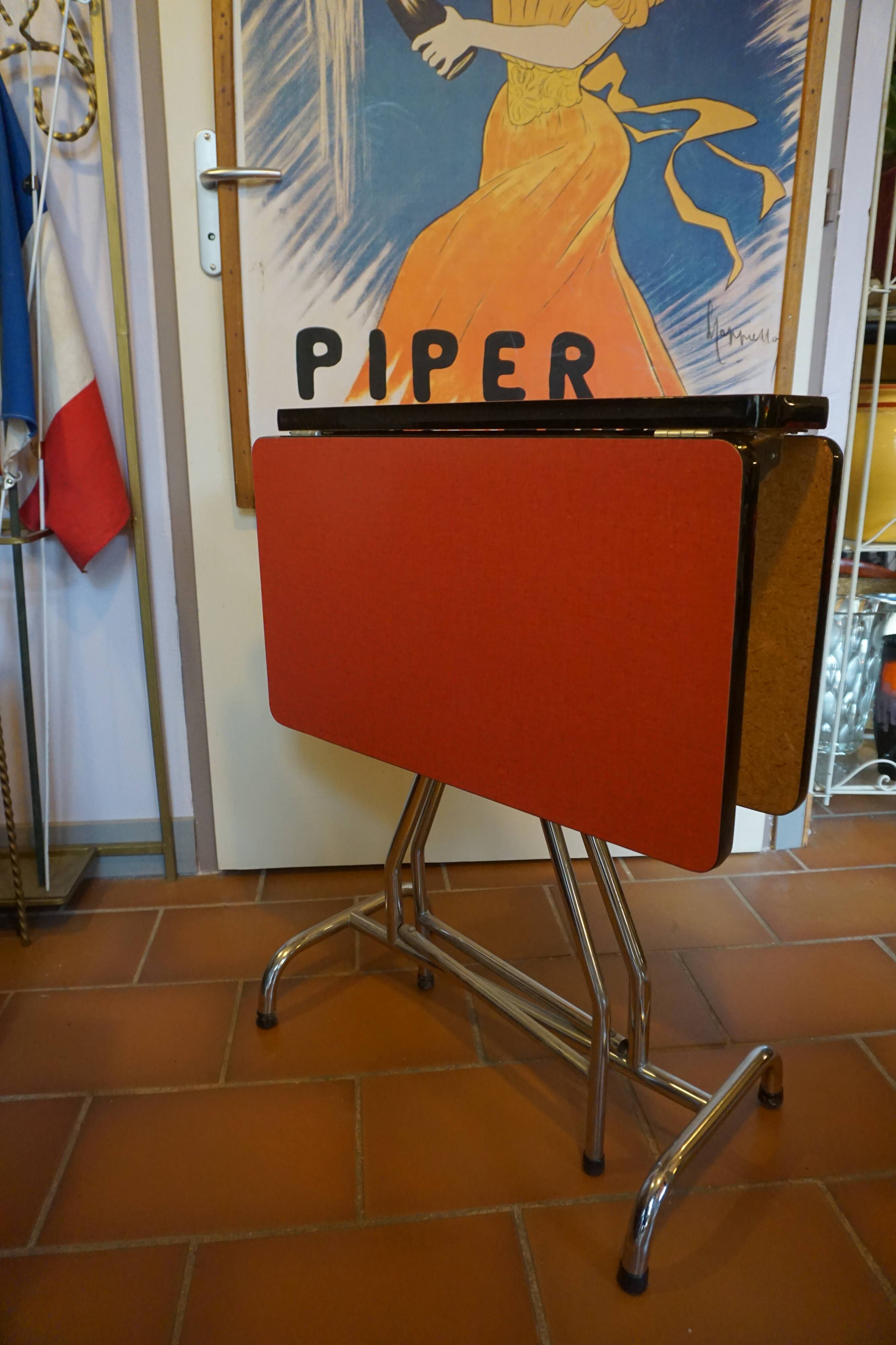 Folding formica table - 1960s