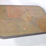 Brutalist Stone Coffee Table Paul Kingma 1970s 1980s