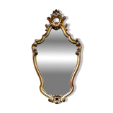Antique wall mirror, baroque mirror, gold wooden mirror