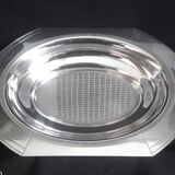 Art Deco hollow dish in silver metal, goldsmith Roux Marquiand (since 1856)