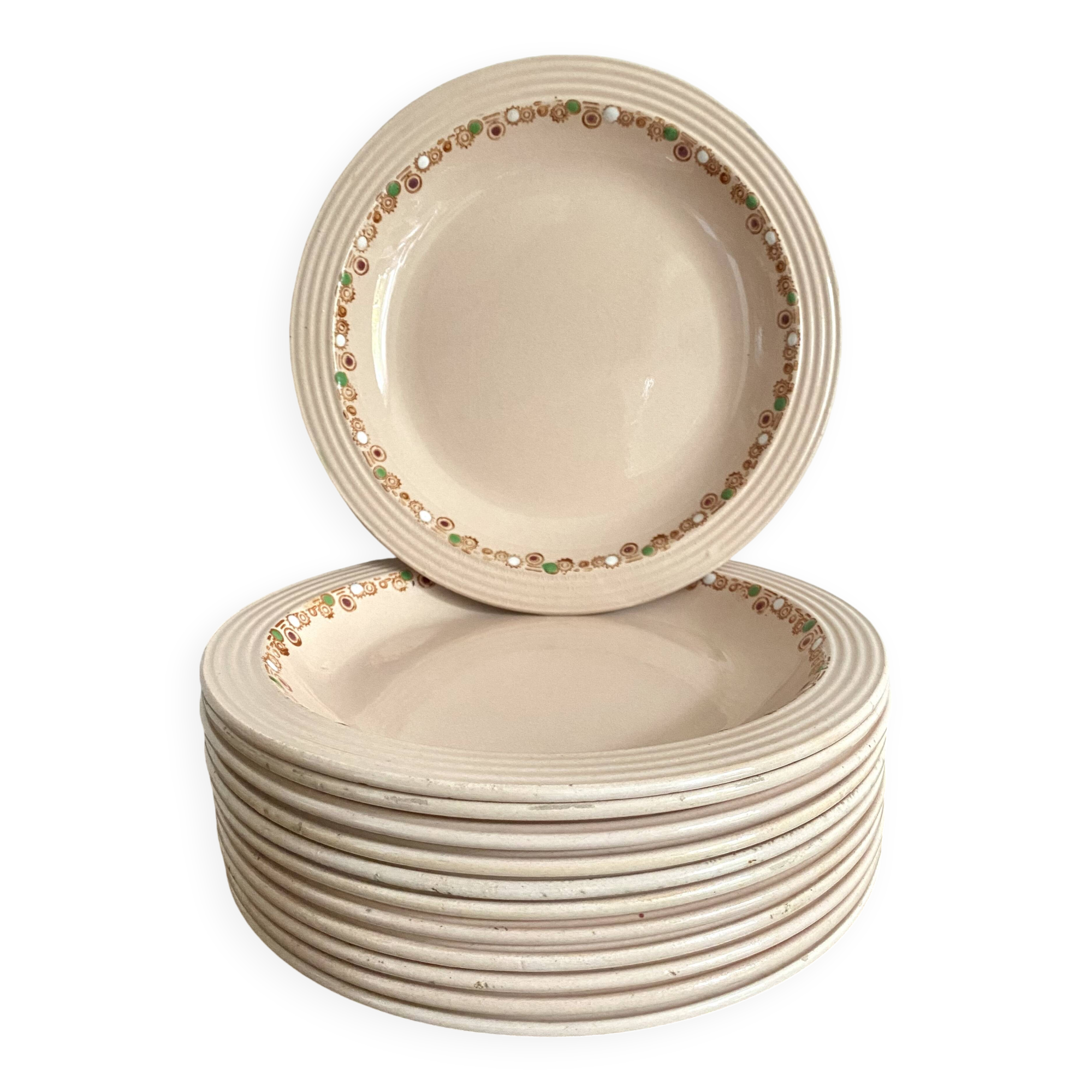 Longwy Betty model soup plates